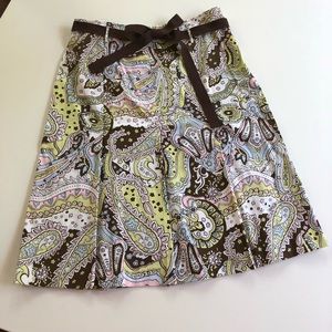 Harold’s Paisley Skirt with Pleata